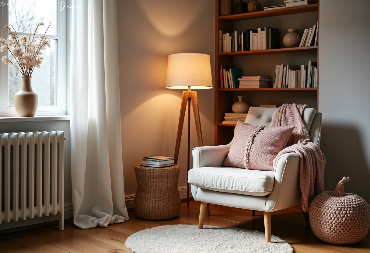 Cozy Scandinavian Reading Nook