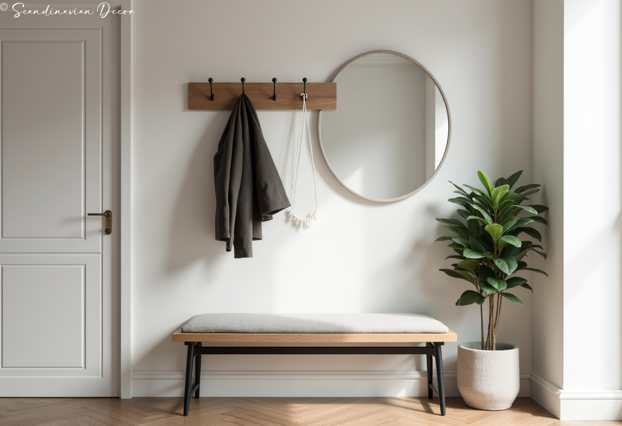 Minimalist Scandinavian Entryway