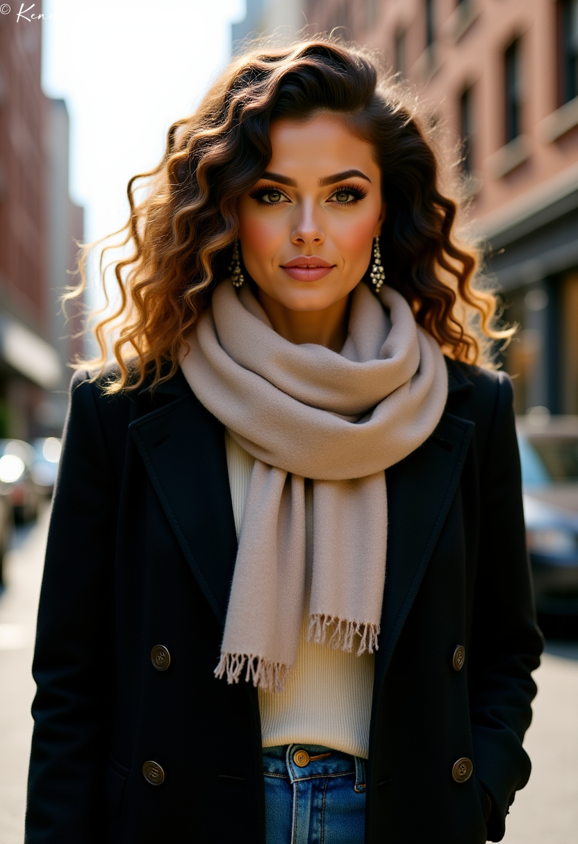 Classic Neck Wrap Scarf Style