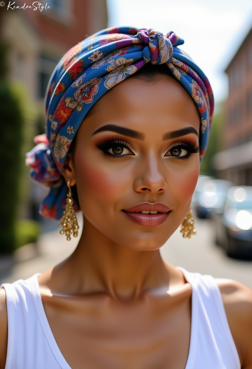 Head Scarf Turban Style