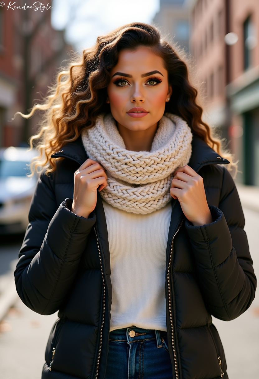 Infinity Loop Scarf Style