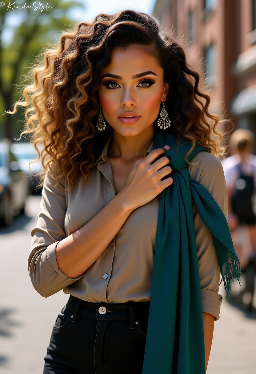 Side Knot Scarf Style