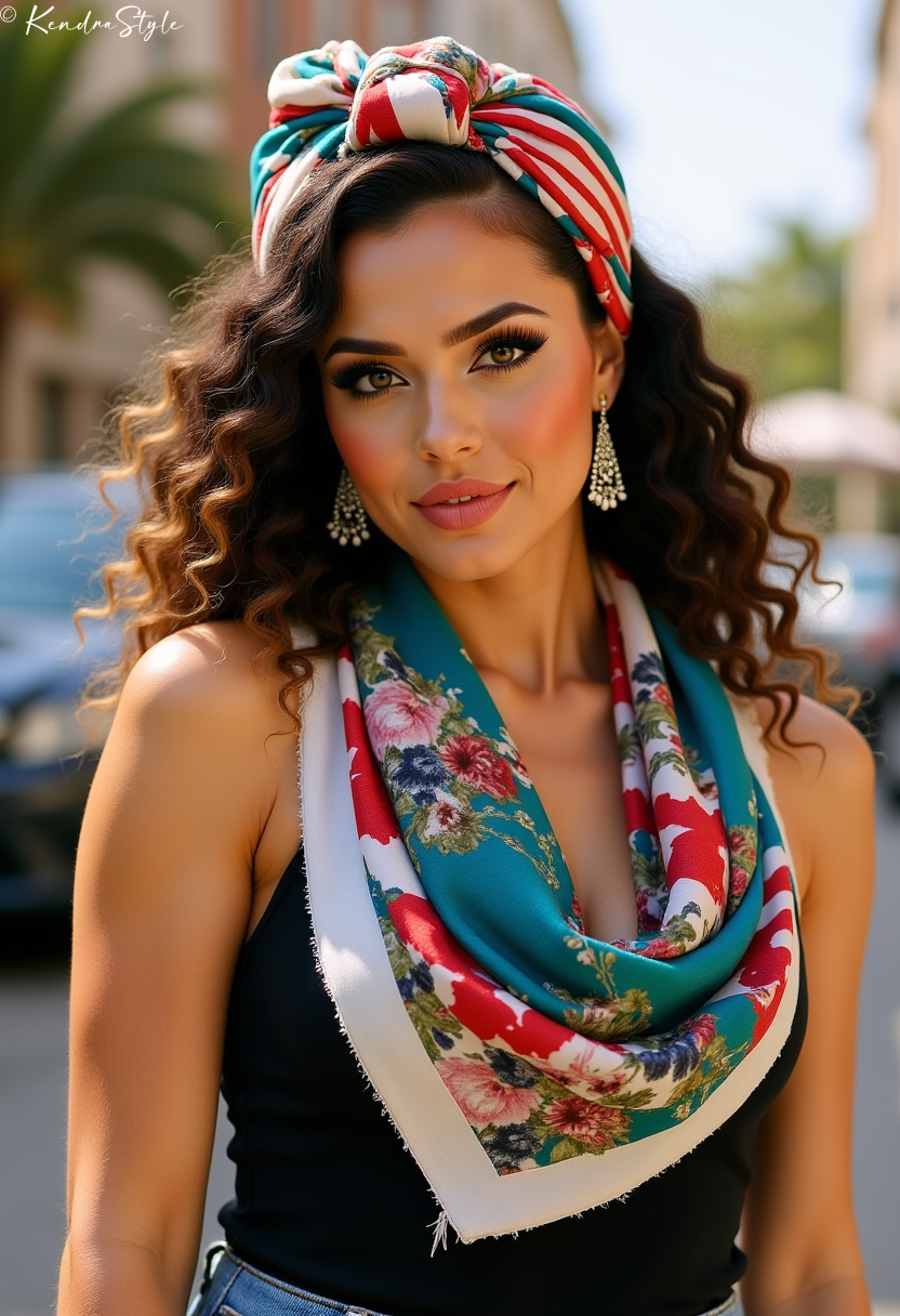 Twisted Turban Scarf Style