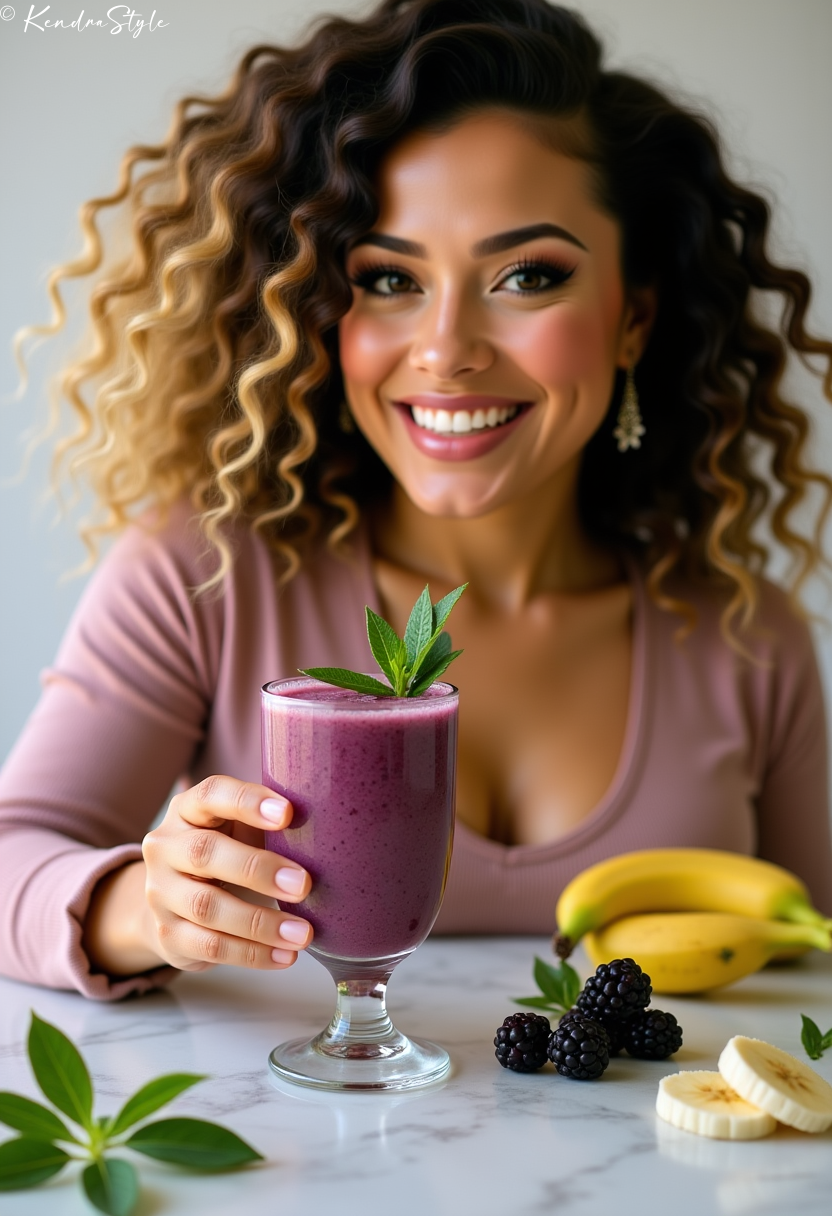 Blackberry Sage Smoothie Recipe