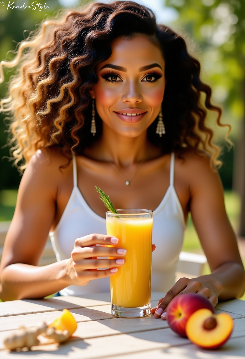 Ginger Peach Smoothie Recipe