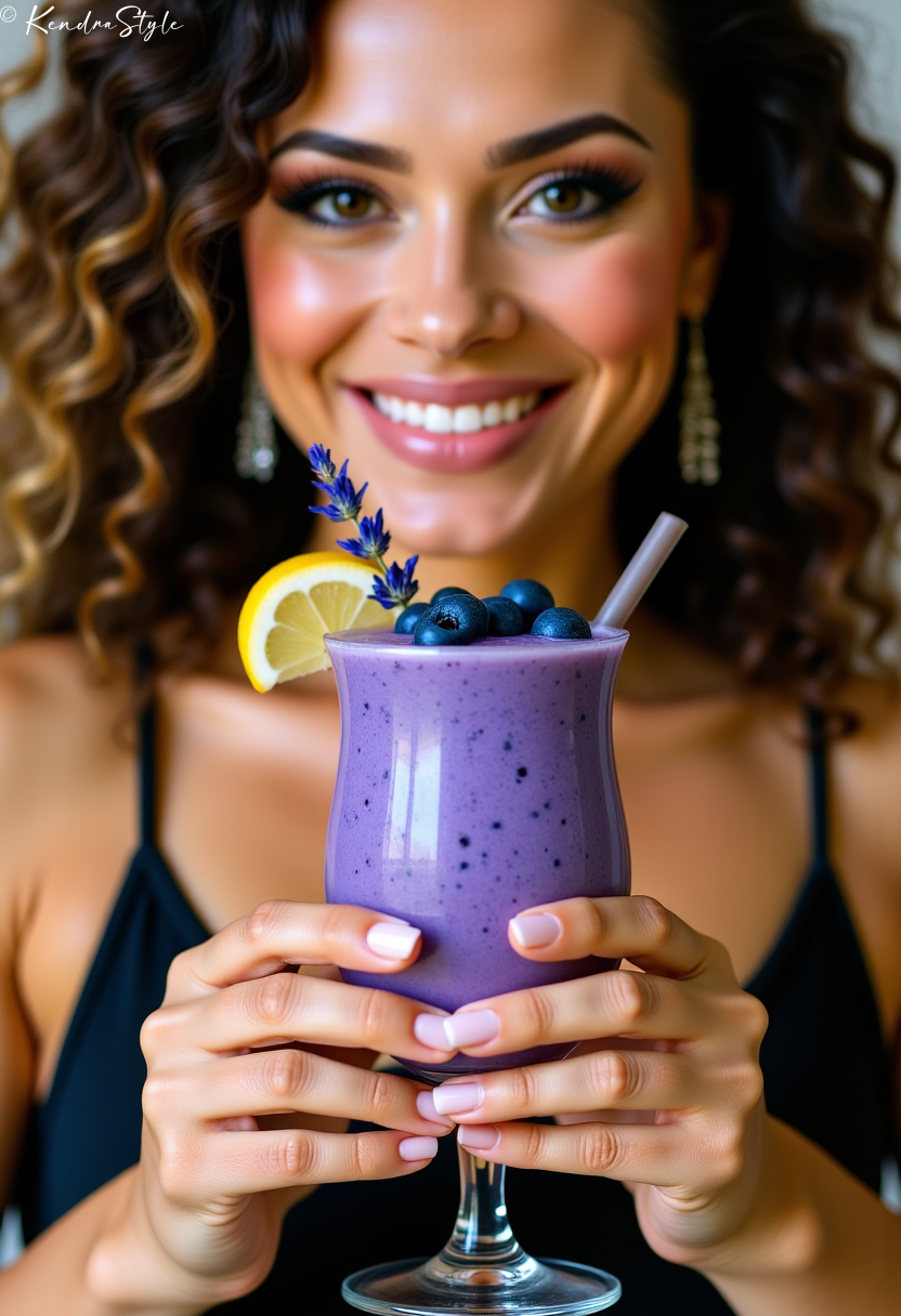 Lavender Blueberry Smoothie Recipe