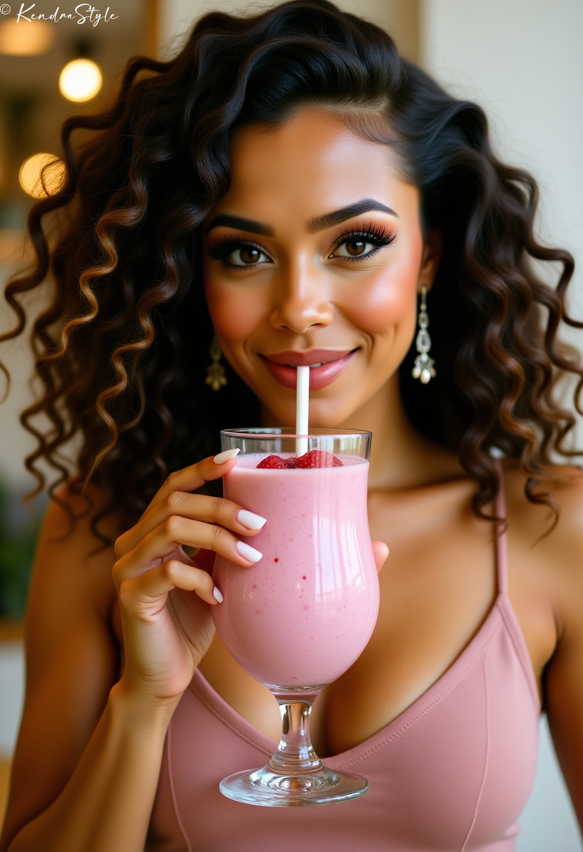 Raspberry Rose Smoothie Recipe