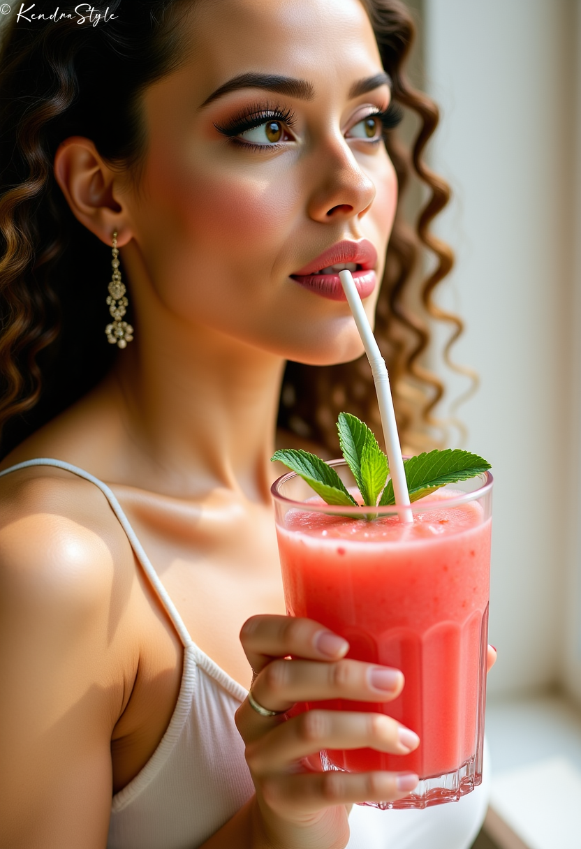 Watermelon Mint Smoothie Recipe