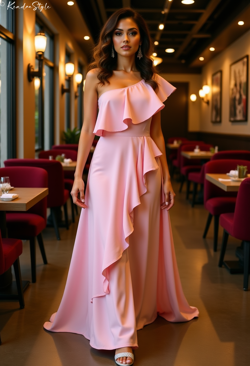 Asymmetric Ruffle - Valentine's Day 2026 Outfit