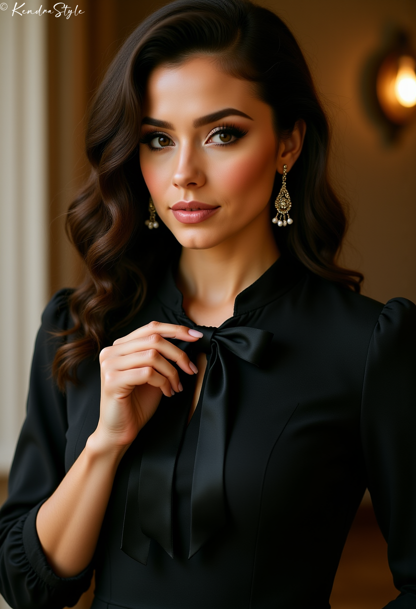 Satin Bow Details - Valentine's Day 2026 Outfit