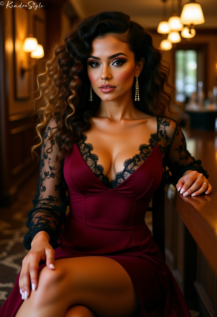 Sheer Lace Layer - Valentine's Day 2026 Outfit