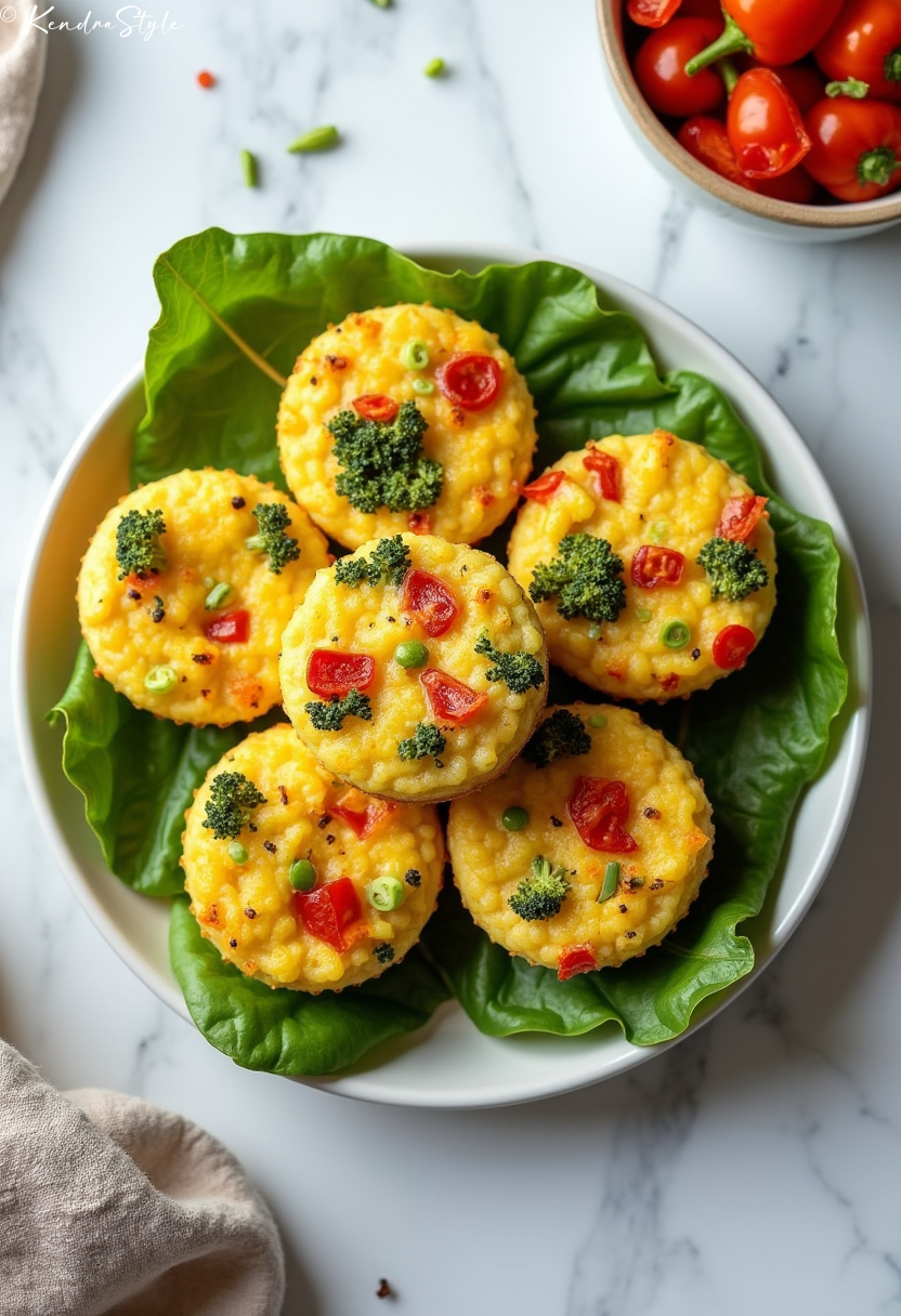 Vegetarian Veggie Egg Muffins Recipe