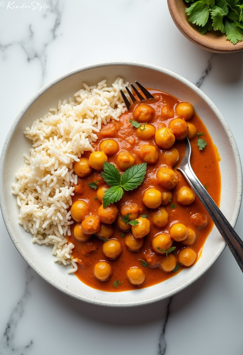 Vegetarian Chickpea Tikka Masala Recipe