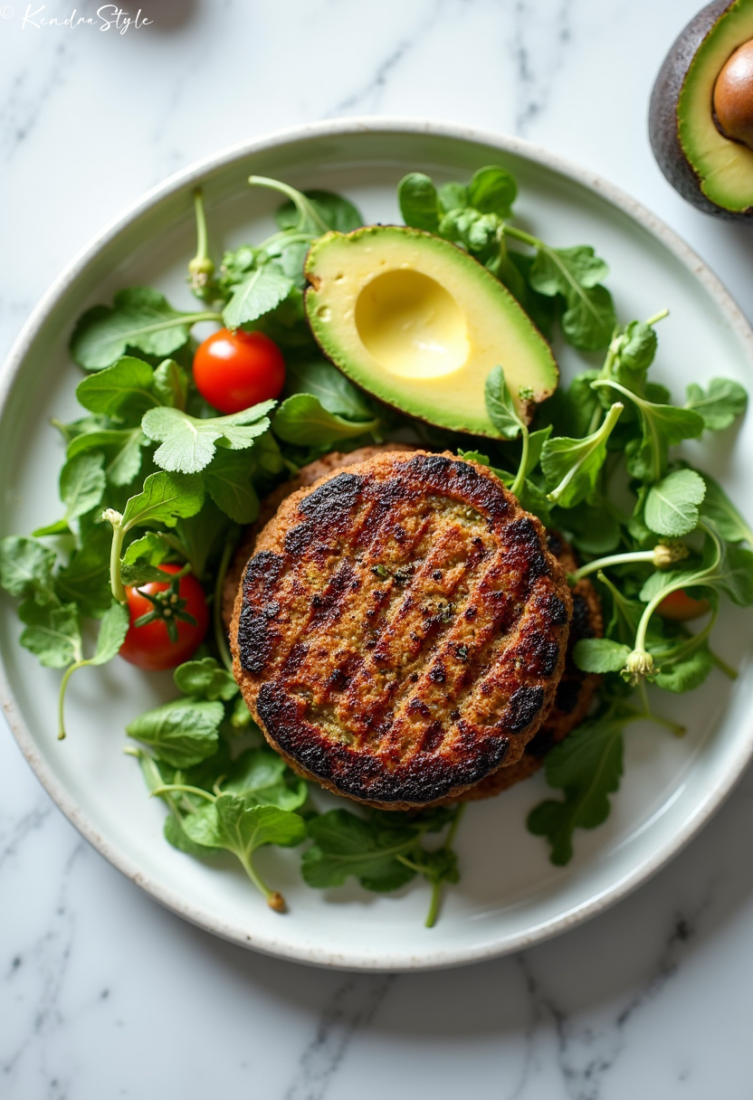 Vegetarian Portobello Mushroom Burger Recipe