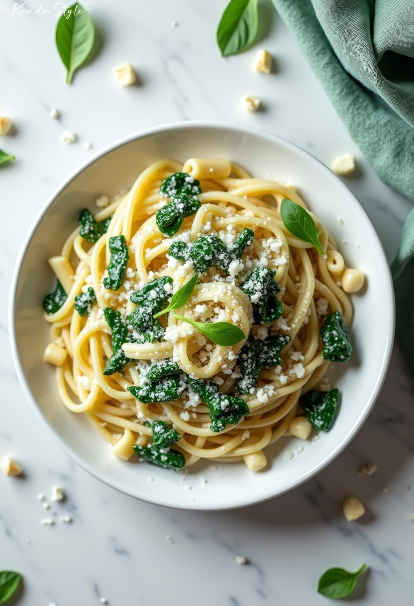 Vegetarian Spinach Ricotta Pasta Recipe