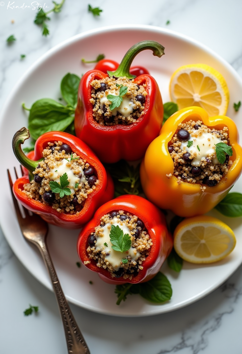 Vegetarian Stuffed Bell Peppers Recipe