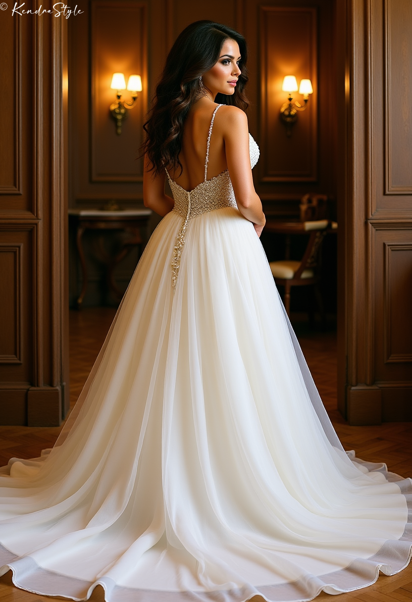 Cathedral Train Wedding Dress