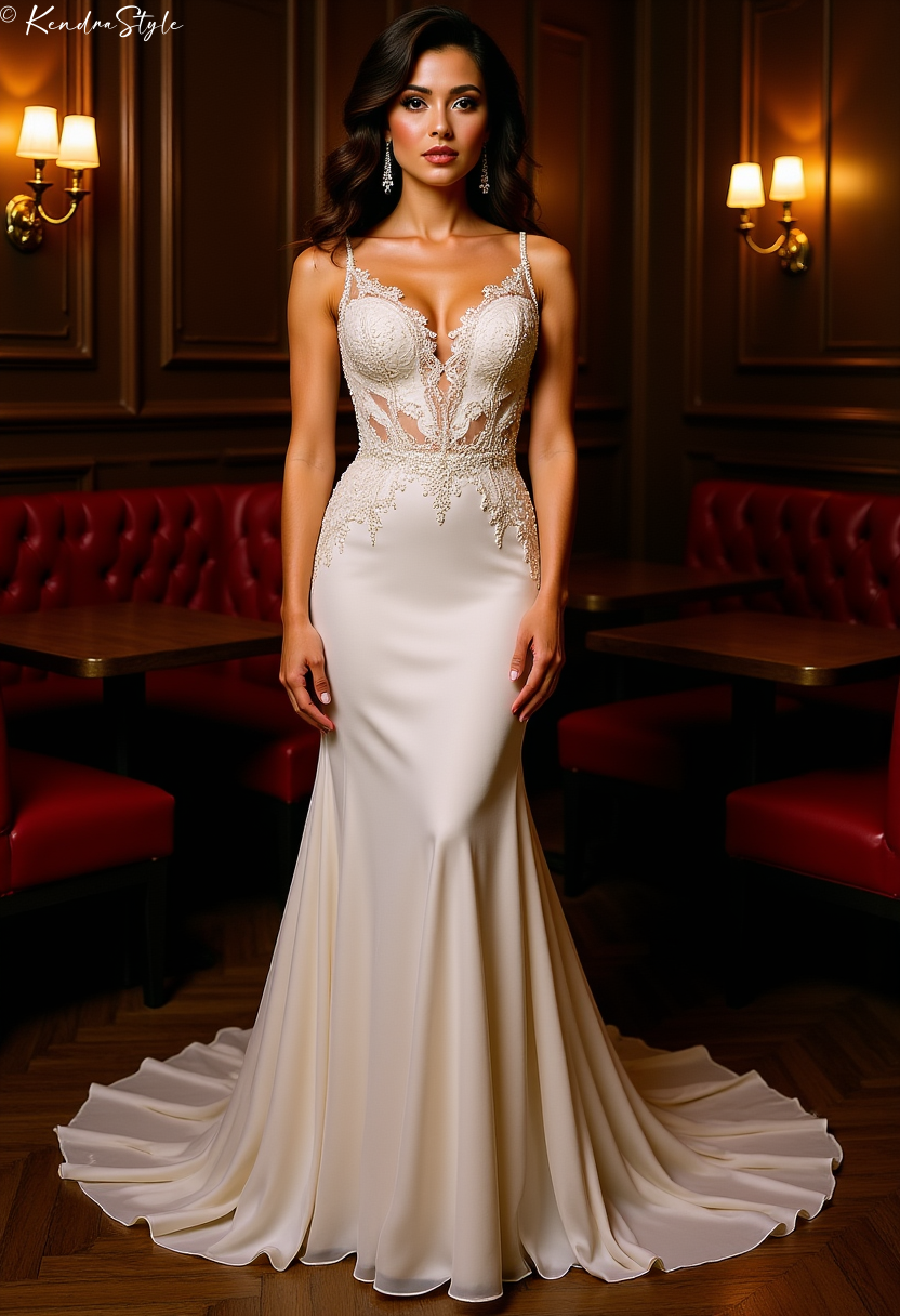 Beaded Speakeasy Vintage Wedding Dress