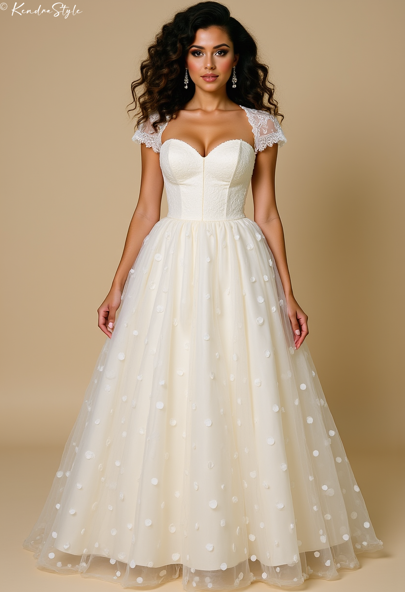 Polka Dot Parlor Vintage Wedding Dress