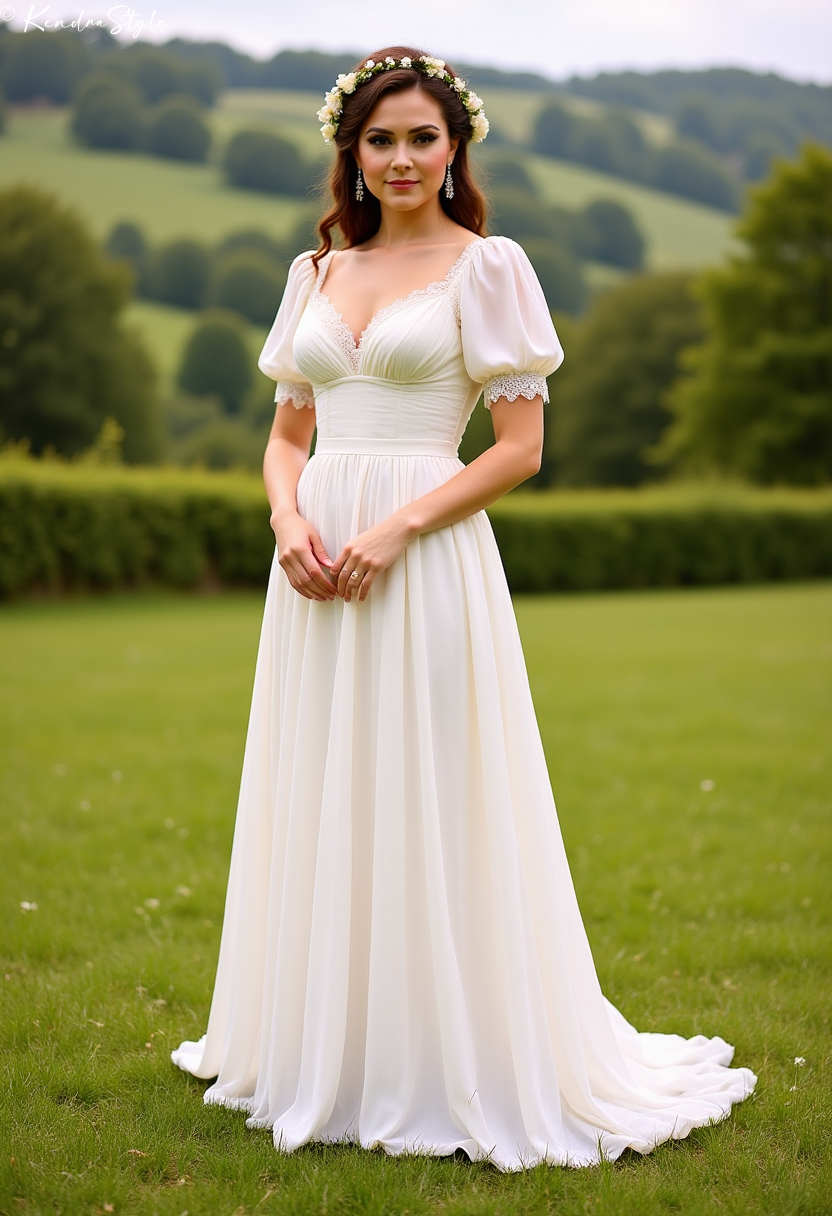 Regency Manor Vintage Wedding Dress