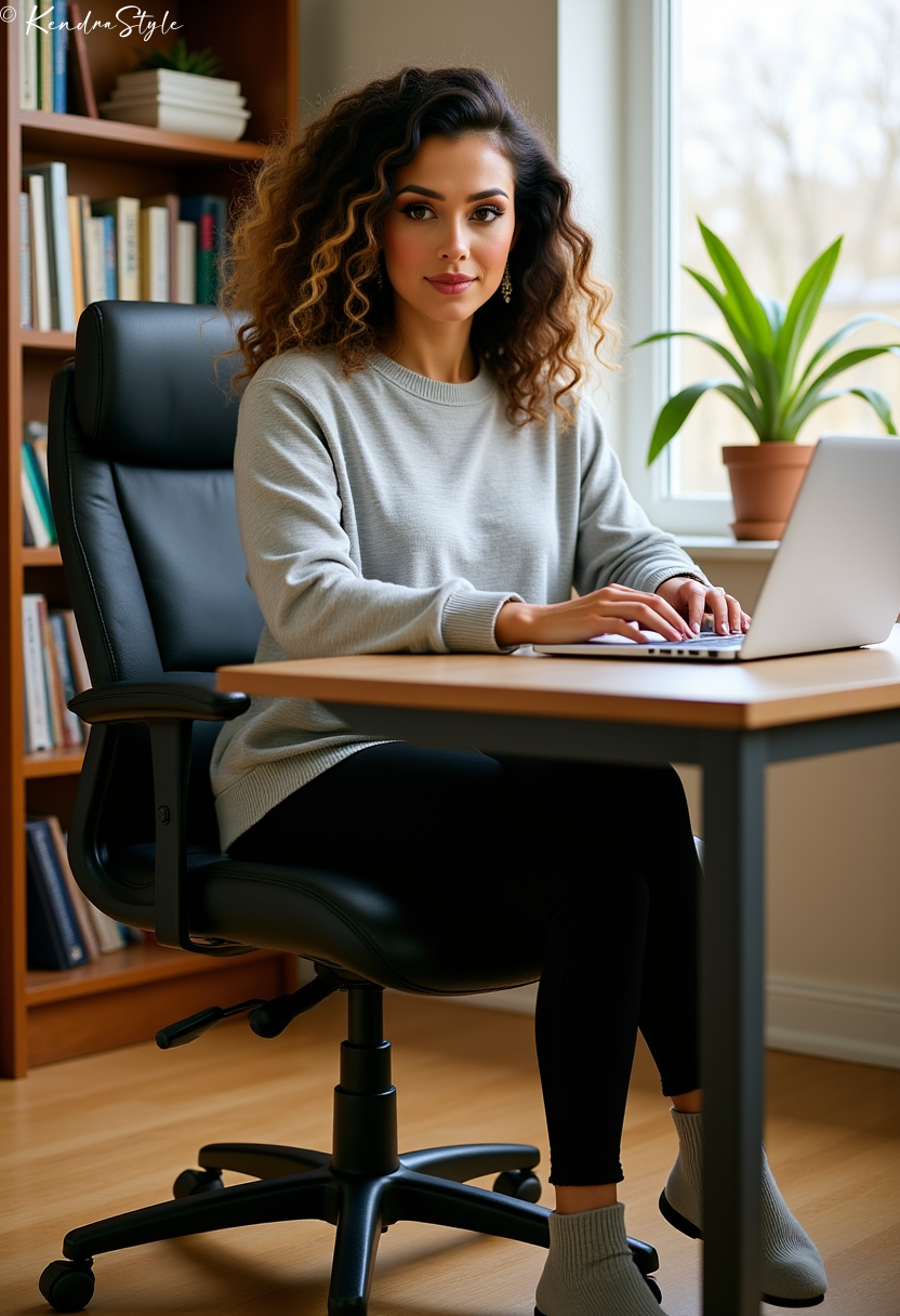 Layered Comfort WFH Look