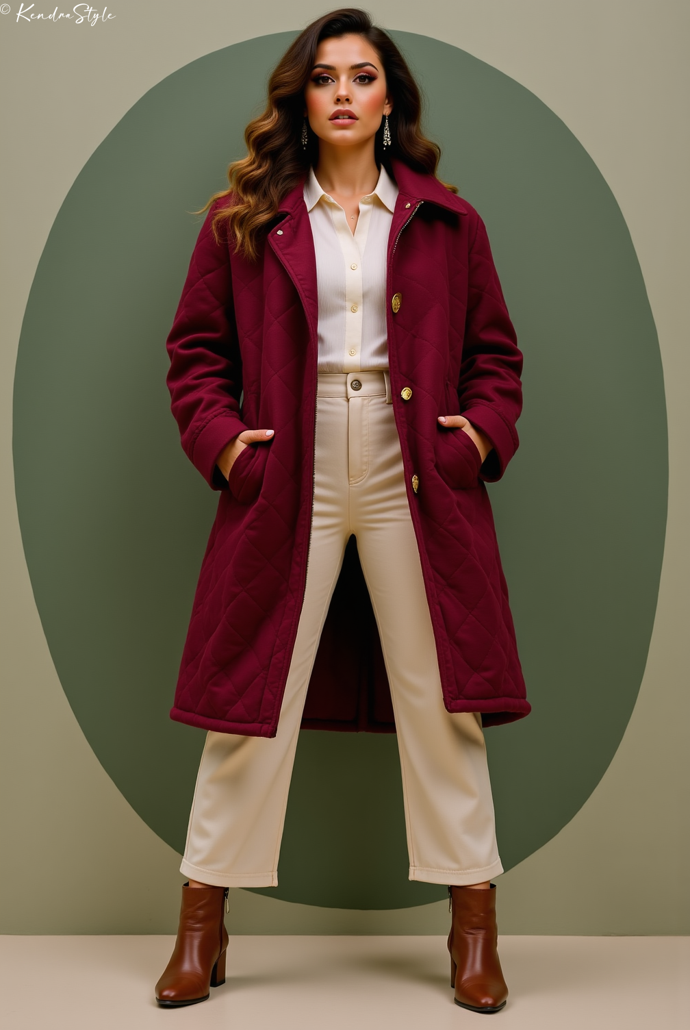 Burgundy Winter Jacket
