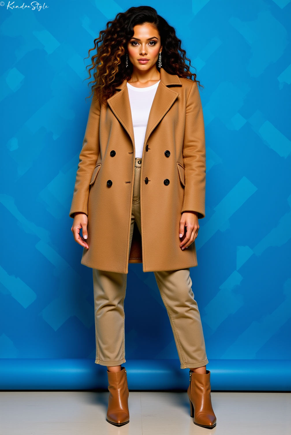 Camel Wool Winter Jacket