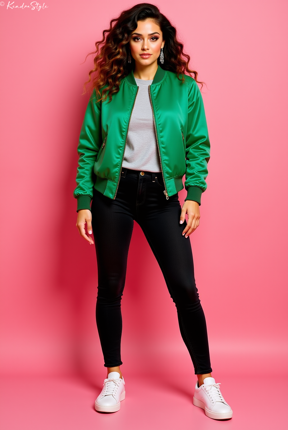 Kelly Green Winter Jacket