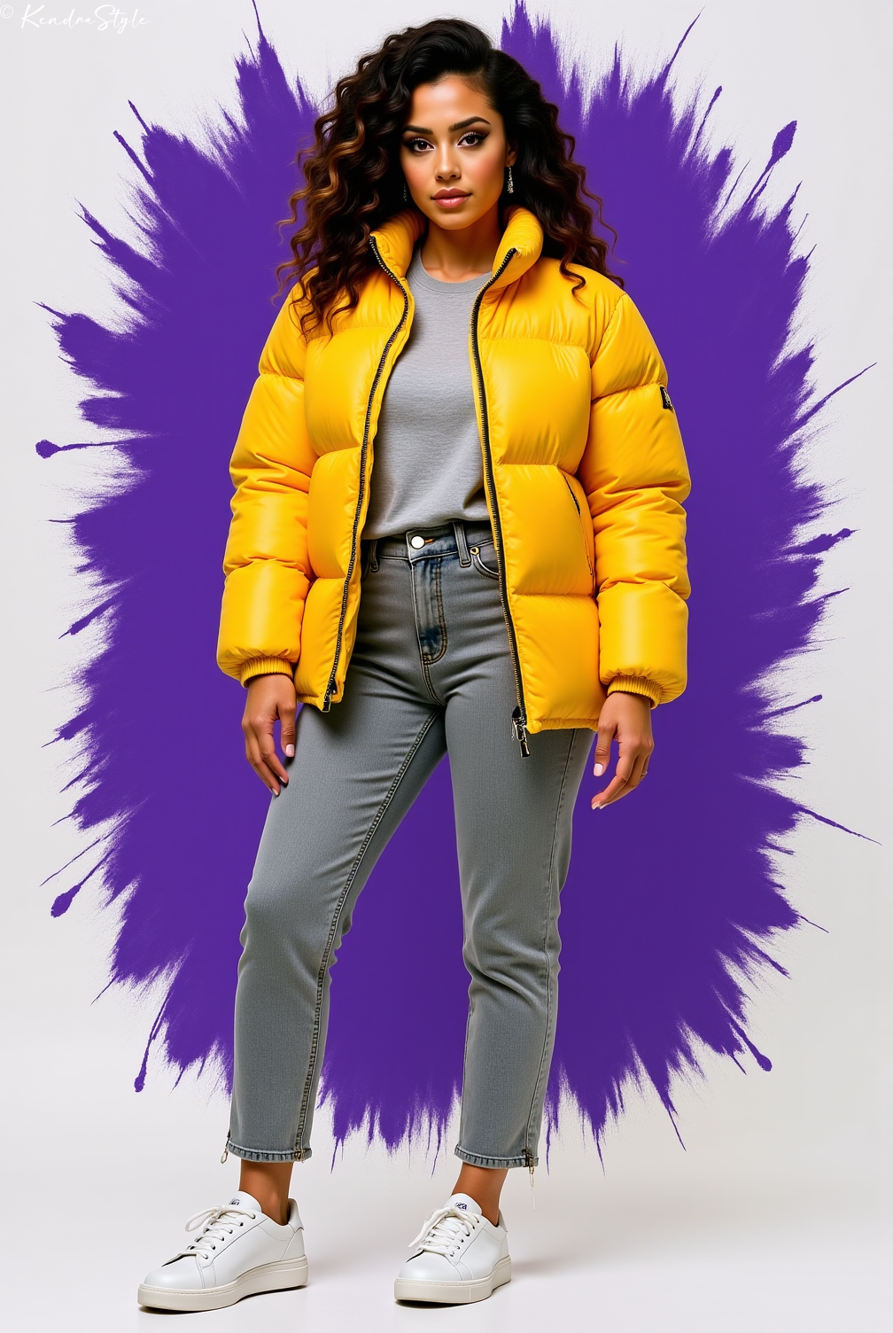 Yellow Winter Jacket
